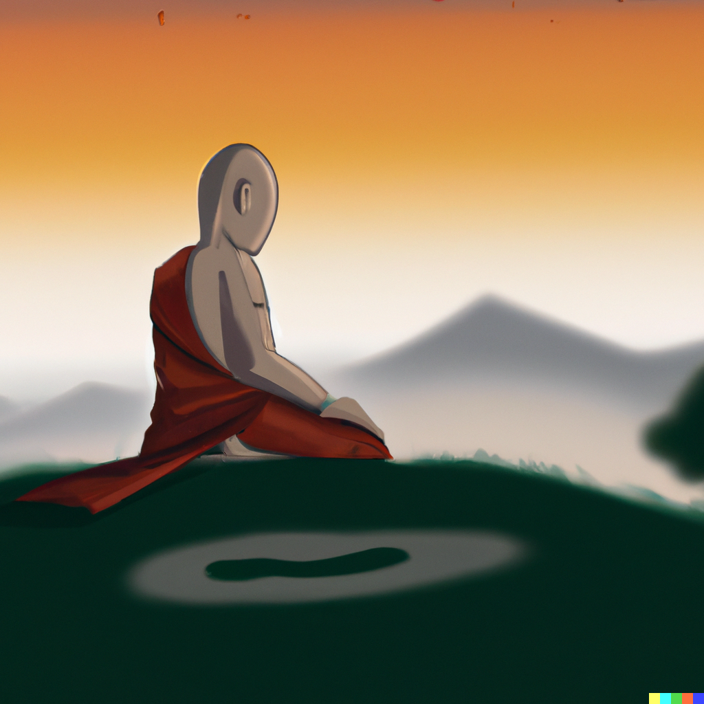 Buda meditando